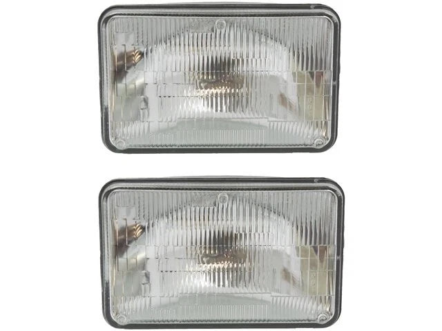 Set of 2 Headlight Assembly for GMC R1500 Suburban (1987–1988) 35355VJHT