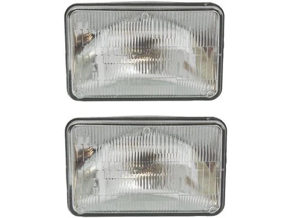 Set of 2 Headlight Assembly for GMC R1500 Suburban (1987–1988) 35355VJHT