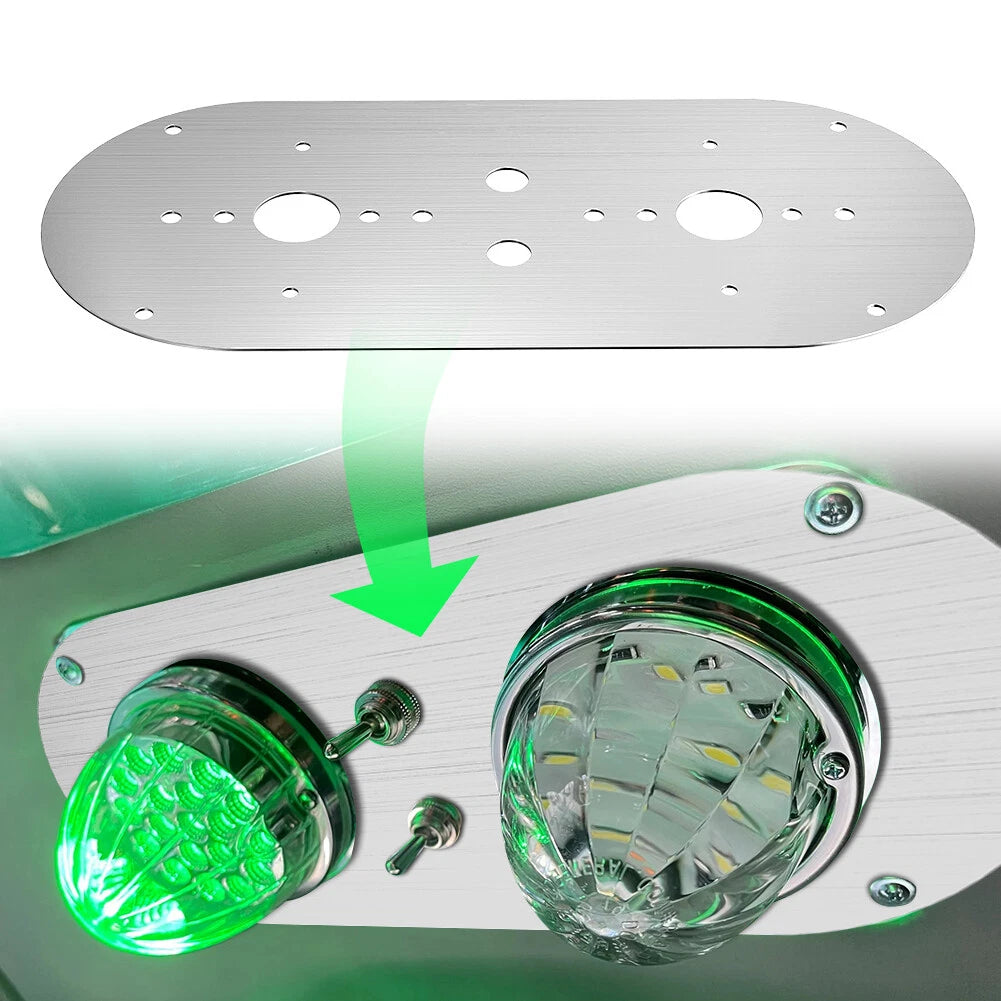 Dual Watermelon Plate for Peterbilt Kenworth 359/379/389/660/680