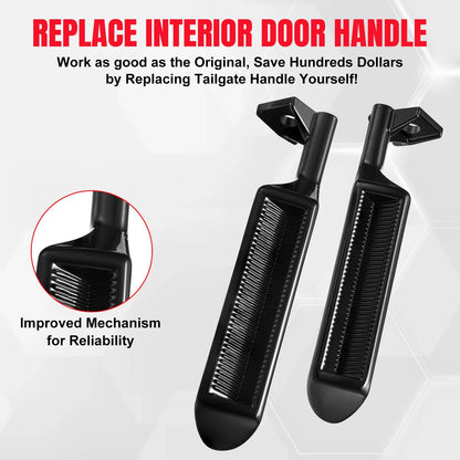 Pair Metal Door Handles for Ford Bronco XL (1990–1996)