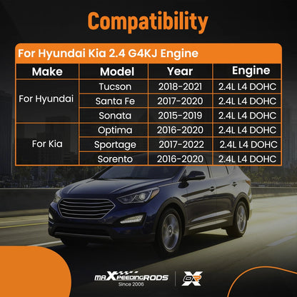 Engine Rebuild Overhaul Kit for Hyundai Kia (G4KJ, MT9YBQ)