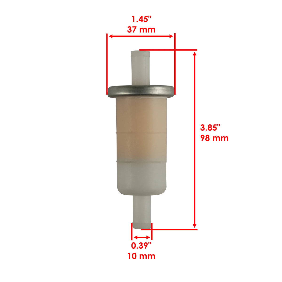 2X Fuel Filter for Honda VT750DC Shadow Spirit (2001–2007) FF104+FF104