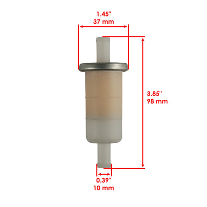 2X Fuel Filter for Honda VT750DC Shadow Spirit (2001–2007) FF104+FF104