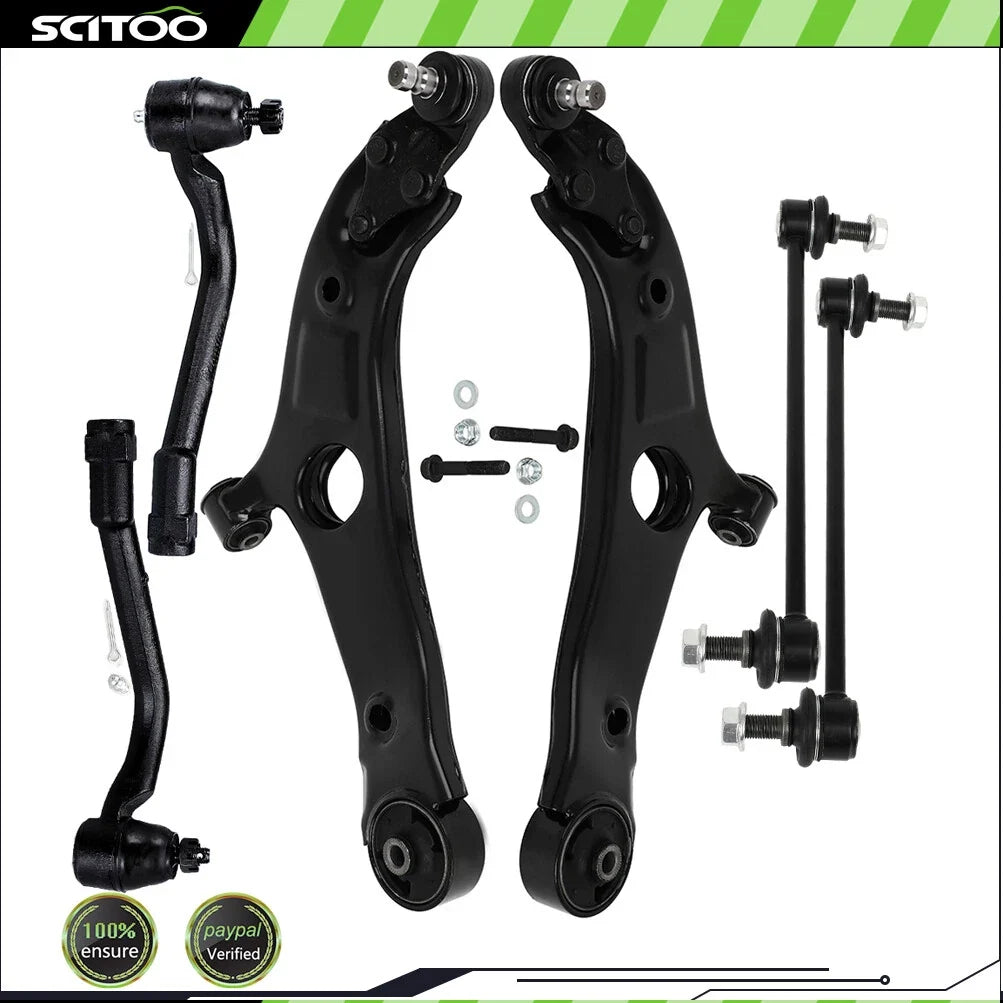 Control Arm with Ball Joints, Tie Rod End, Sway Bar End Link for Hyundai Azera (2012–2014)