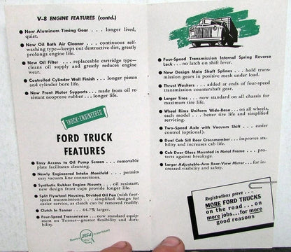 Sales Brochure for 1946 Ford Cars & Trucks (1946)