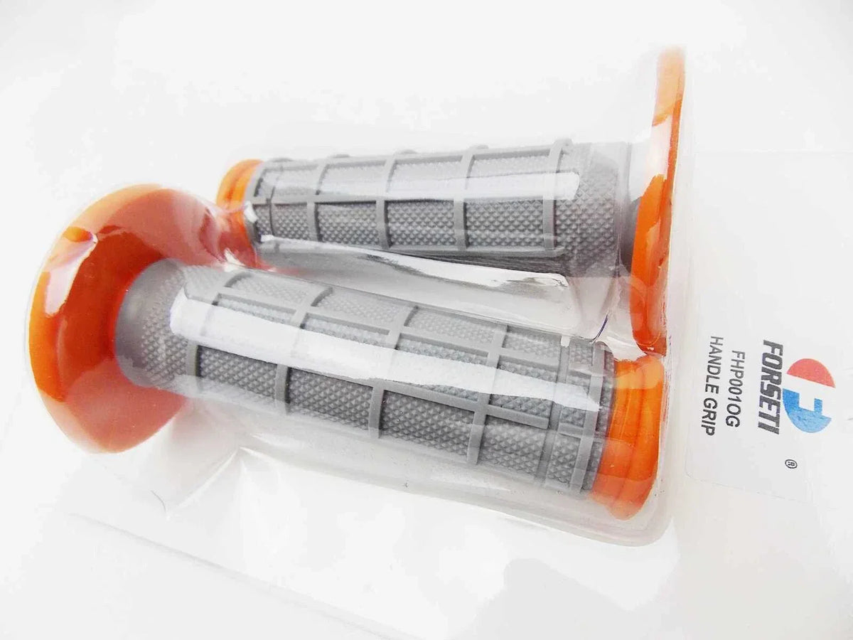 Orange Grey Forseti Hand Grip Set for Honda CR250