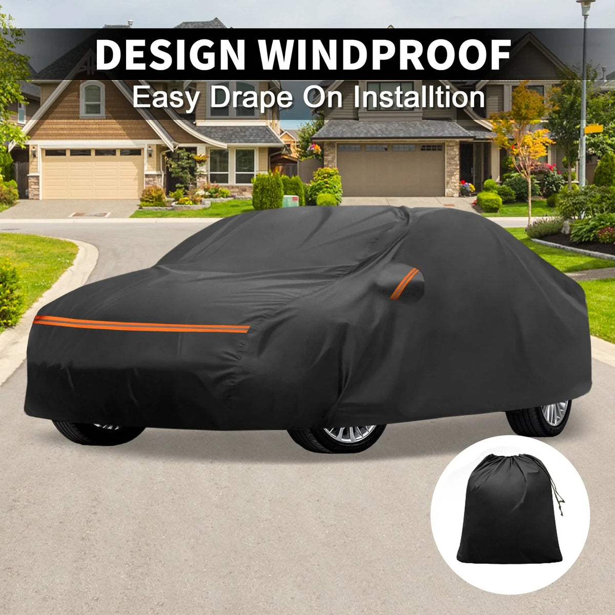 Waterproof Car Cover for BMW 4er F30/F31 (2013–2020) with Zipper