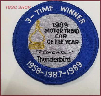Motor Trend Car of the Year Patch for Ford Thunderbird (1989)