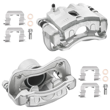 Front Brake Calipers w/ Bracket Pair for Hyundai Elantra (2011–2016)