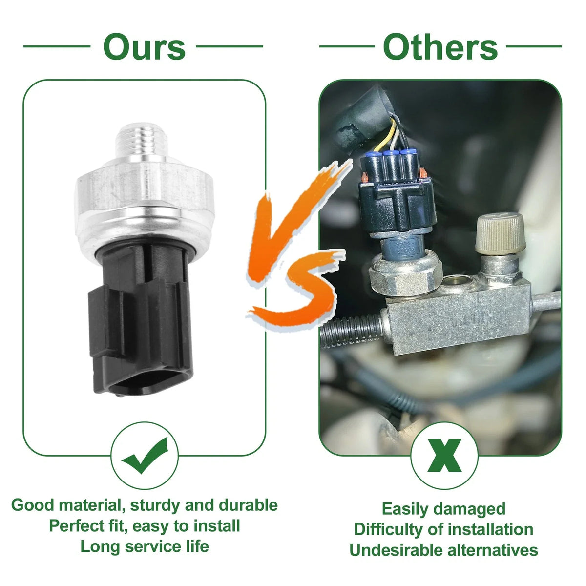 A/C Pressure Switch Sensor for Chevrolet City Express (2015–2018) 92CP813