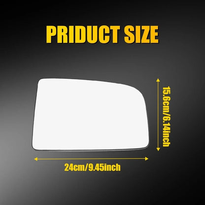 Heated Left Driver Side Mirror Glass for Mercedes Benz Sprinter 2500 (2010–2018)