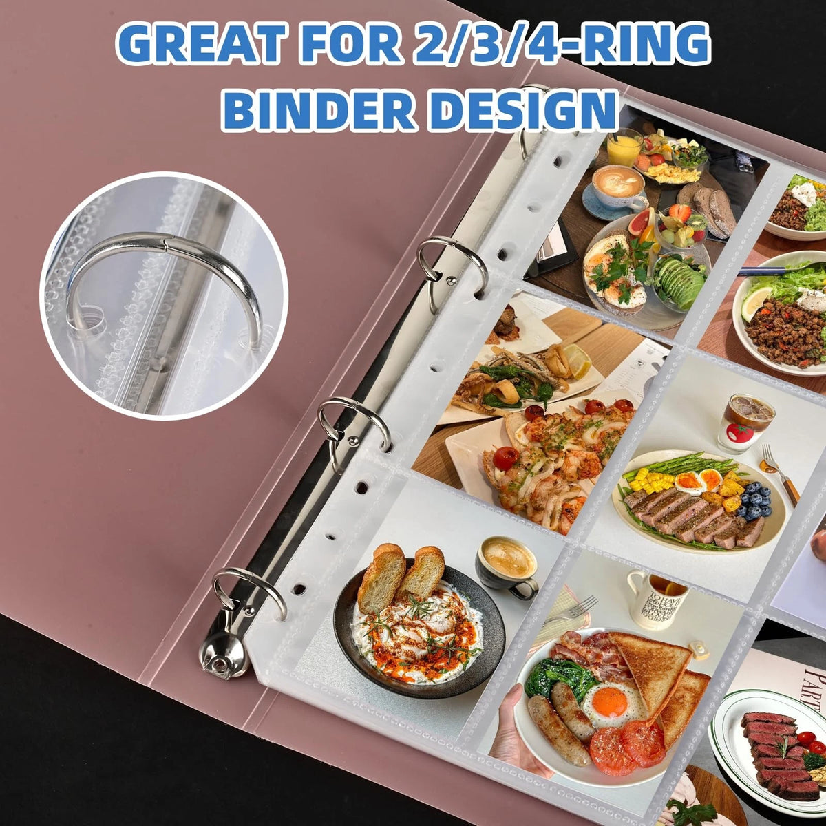 9 Pocket Card Sleeves for Trading Binder (Holds 900 Cards)