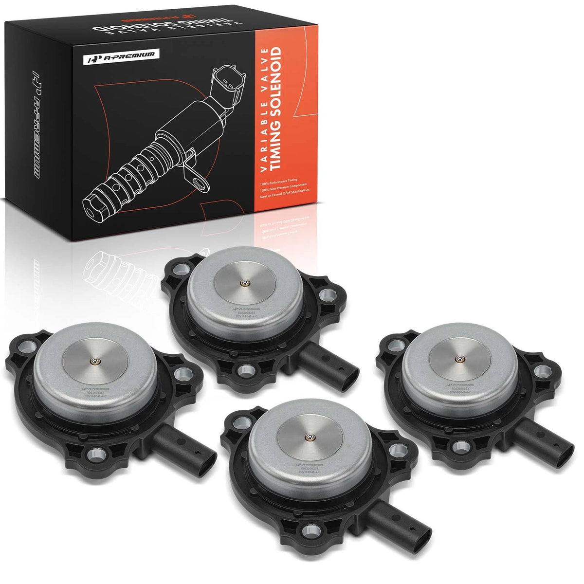 Set of 4 Intake & Exhaust Variable Timing Solenoids for Mercedes-Benz C300 (2015–2019) - 2761560790, 2761560490, CD79