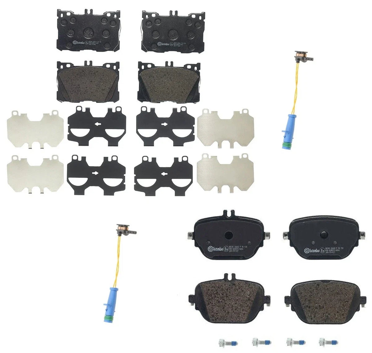 Brembo Brake Pads Sensors Kit for MB C257 N293 W213 S213 C238 (2019–2023)