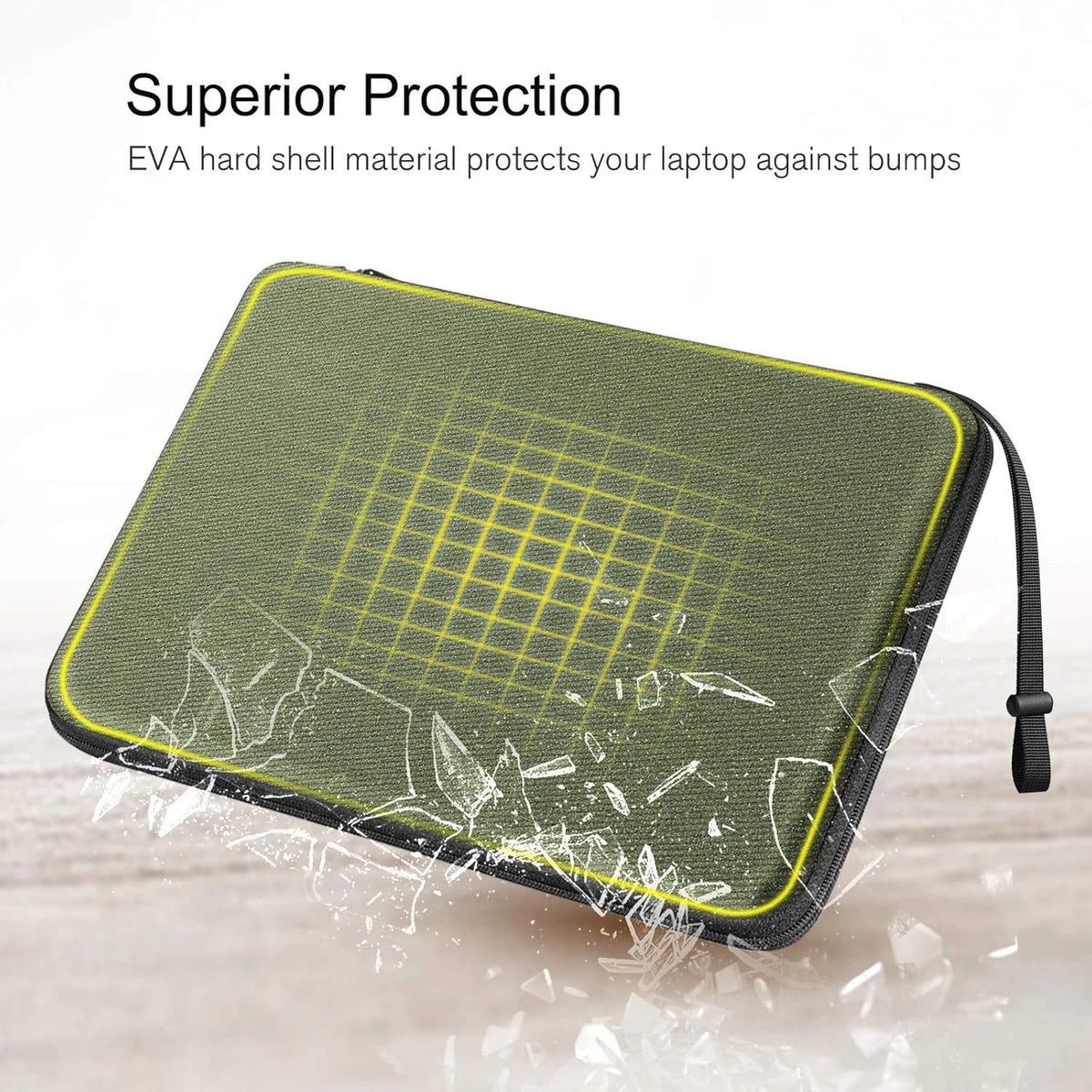 Hard Laptop Sleeve Case for 13-inch MacBook Air M3 (2024) & 14-inch MacBook Pro