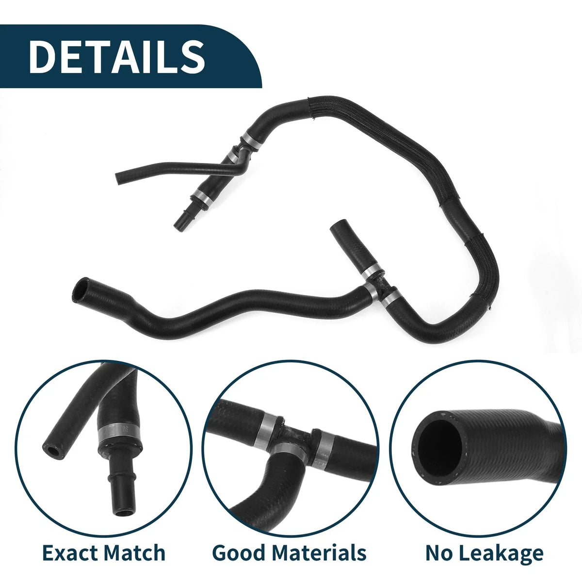 Radiator Hose Warm Air Outlet Pipe for Ford Explorer (2011–2019) FB5Z18472A Rubber