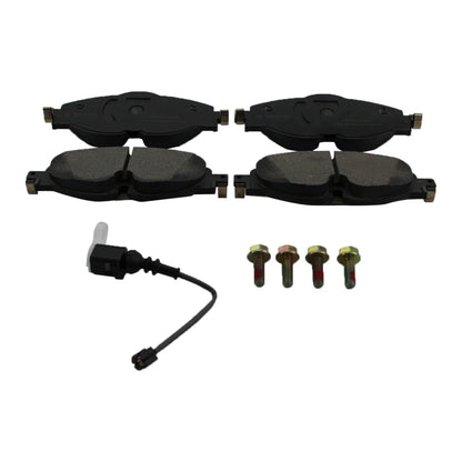 DuraGo Front Rotors & Bosch QuietCast Ceramic Brake Pads Kit for GTI, Passat
