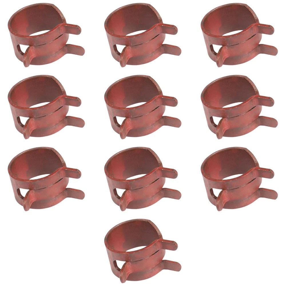 10pk Hose Clamps for Briggs and Stratton (Fits 791850, 93053, 95162, 95162S)