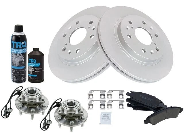 Set of 4 Brake Pads and Rotors for Cadillac Escalade EXT (2002–2006) 35492GGKQ
