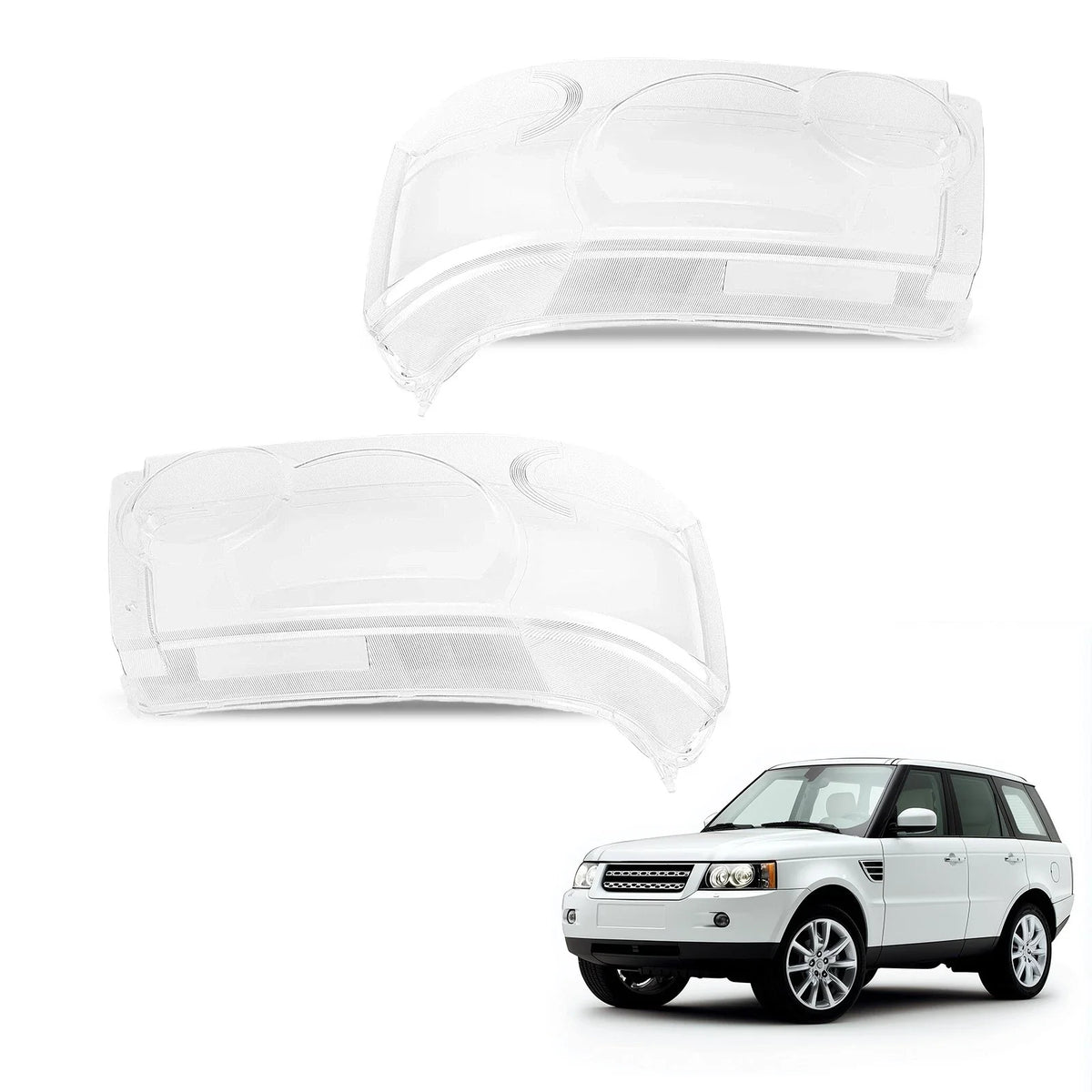Clear Headlamp Lens Cover for Land Rover Range Rover Sport (2006–2009)
