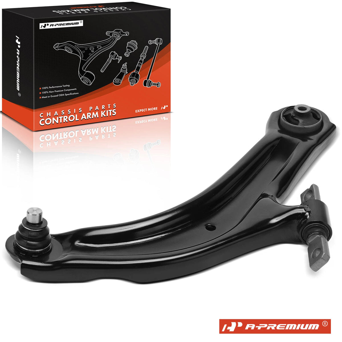 Front Right Lower Control Arm w/Ball Joint for Nissan Sentra (2007–2012) MS30181, 54500ET000, RK620373