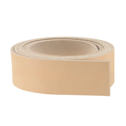 Natural Leather Belt Strips 1.5" x 50" (Vegetable Tanned Tooling)
