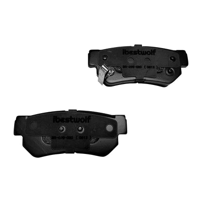 Set of 4 Rear Ceramic Brake Pads for Hyundai Kia (P-813, D813)