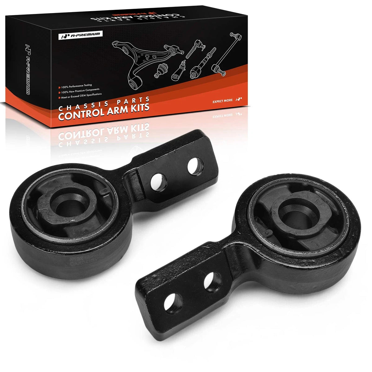 2X Front Lower Control Arm Bushing for BMW E30 318i 1991–1999 (31121136531, 31121136532, MS104133, MS104134)