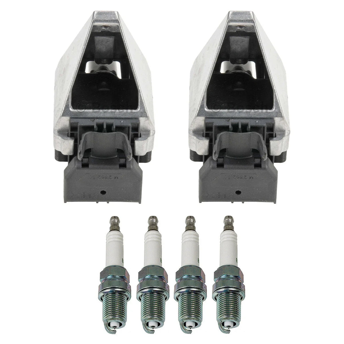 Set of 2 Ignition Coils & 4 G-Power Spark Plugs for Mercedes W202 C220 (1994–1996)