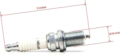 Set of 4 Champion Spark Plugs for Cub Cadet & MTD (Compatible with 759-3336)