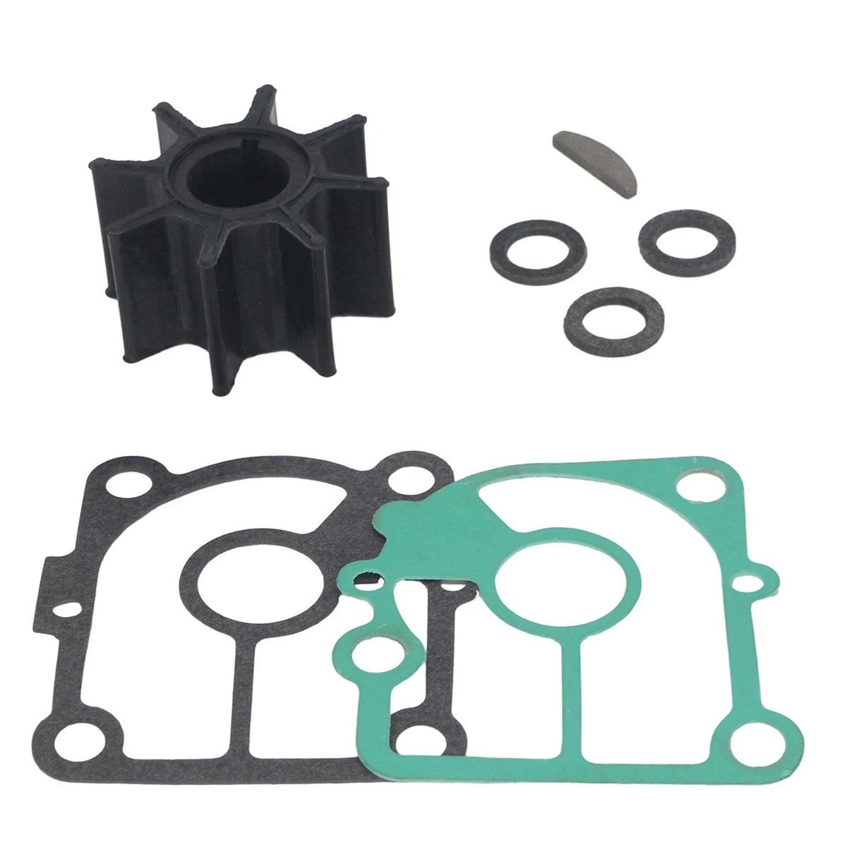 3LD-65021 Outboard Water Pump Impeller with Gasket for Nissan Tohatsu (9.9-18 HP)