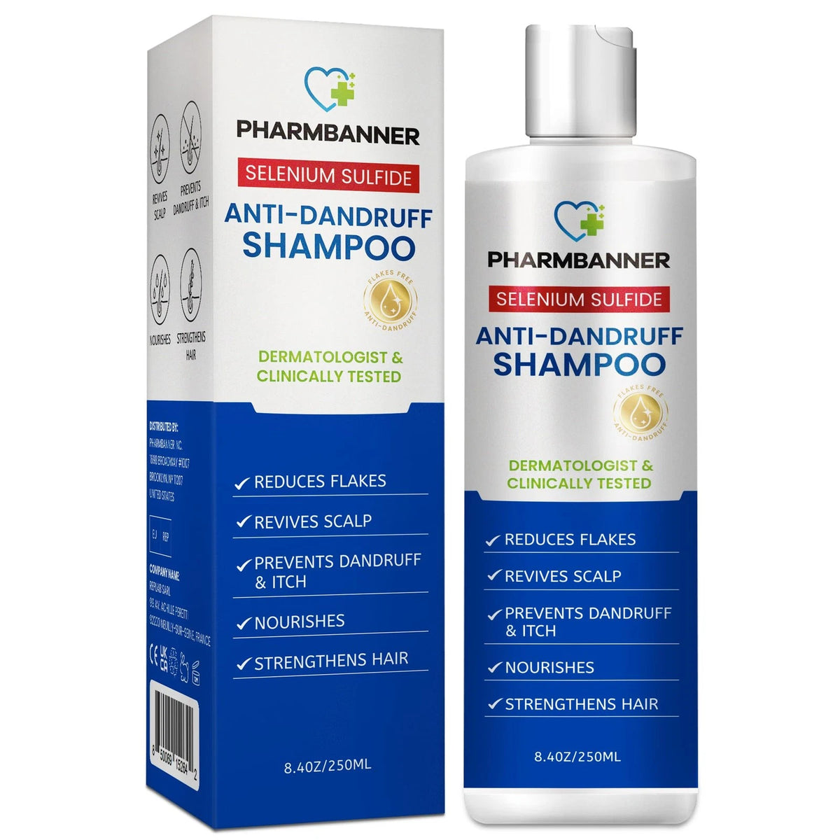 Anti-Dandruff Shampoo with Selenium for Hair Care (Pack of 1)