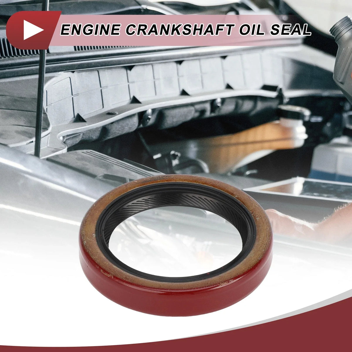 1 Pc Front Crankshaft Oil Seal for Chevrolet GMC (No. 10243247)