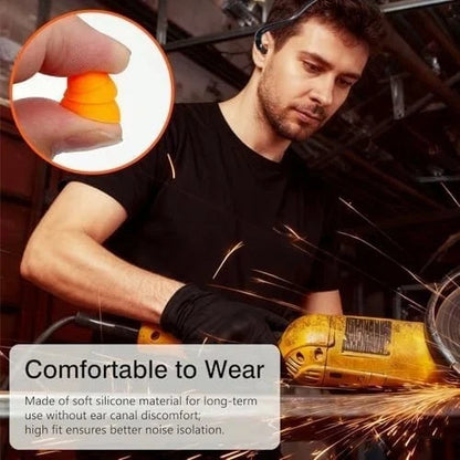 Set of 4 Noise Cancelling Ear Plugs for Shooting Hearing Protection