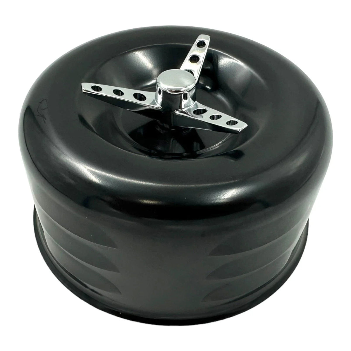 Air Cleaner Assembly 3 Wing Nut for 2 Barrel Carb for Black Louvered (1) (2-5/16)