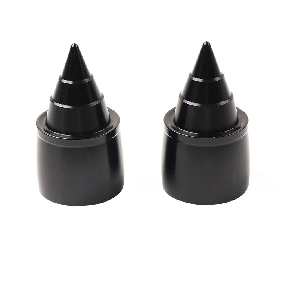 Front Axle Cap Nut Covers for Harley Touring Road Glide Dyna FXD (2000–2023)