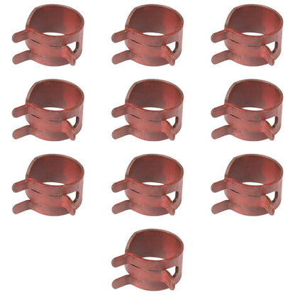 10pk Hose Clamps for Briggs and Stratton (Fits 791850, 93053, 95162, 95162S)