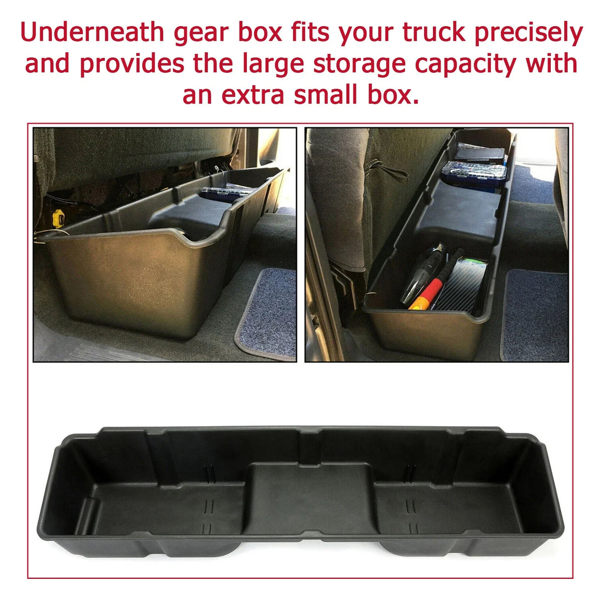 Under Seat Storage Box for Chevy GMC Silverado Sierra (1999–2006)