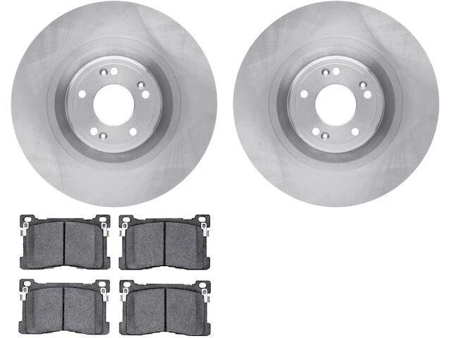 Brake Pad and Rotor Kit for Hyundai Equus (2012–2016) 44151DVHS