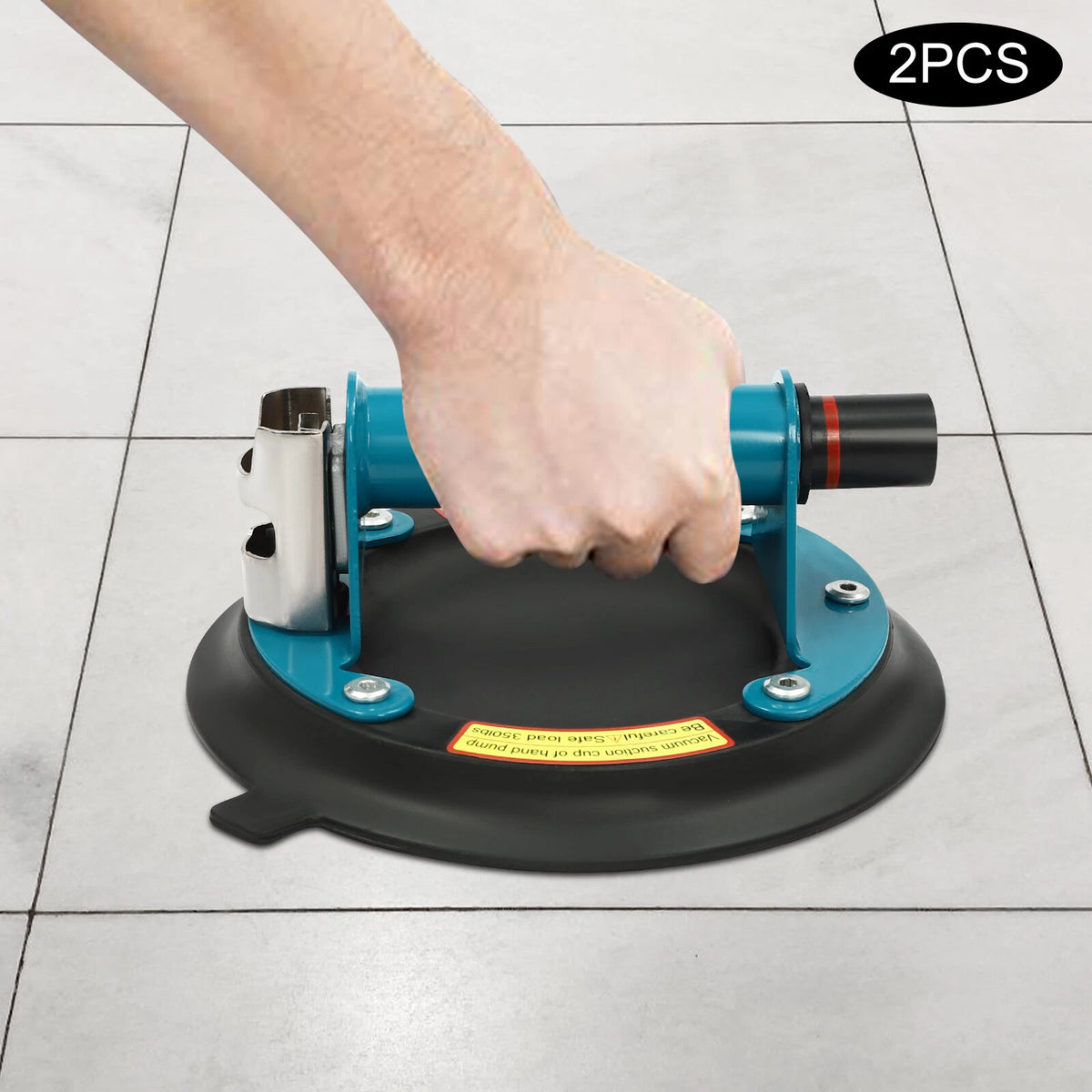Set of 2 Heavy Duty Vacuum Suction Cups for Glass Lifter