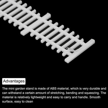 2X 4.25 Inch Miniature Garden Fence for Decorative Use