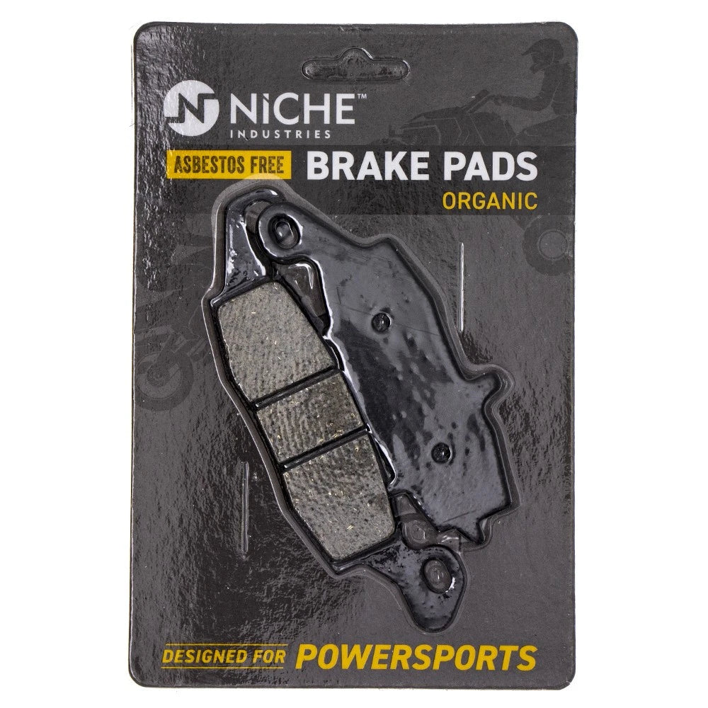 Brake Pad Set for Kawasaki Vulcan 1600, Suzuki VX800 (Complete Organic)