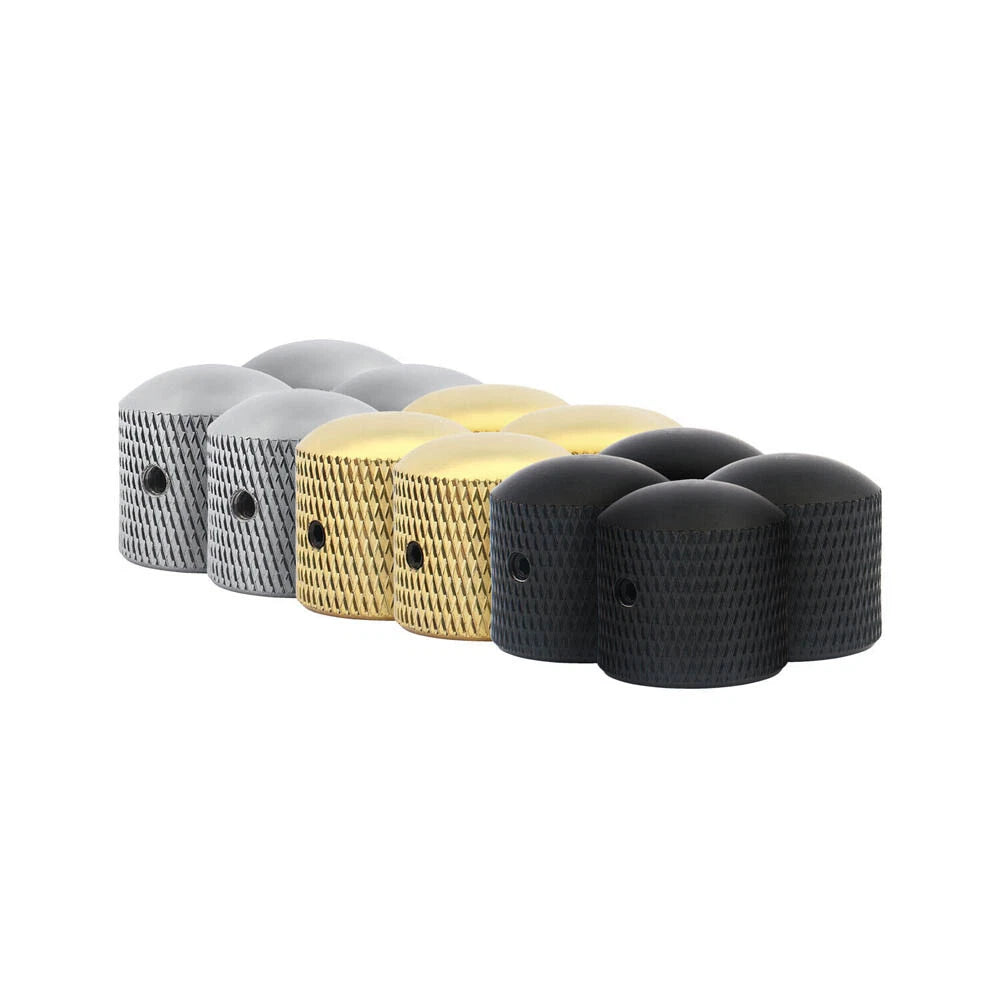 Set of 10 Metal Dome Volume Tone Control Knobs for Electric Guitar