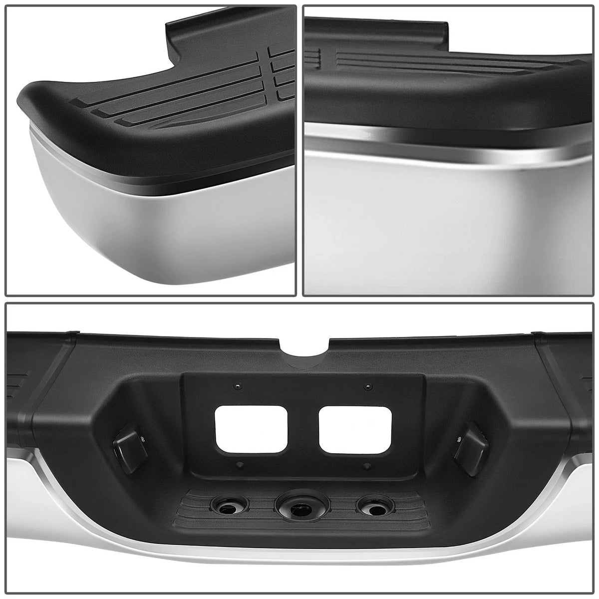 Chrome Rear Step Bumper for Toyota Tundra (2000–2006)