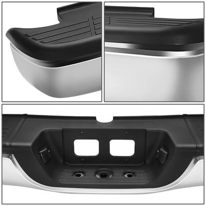 Chrome Rear Step Bumper for Toyota Tundra (2000–2006)