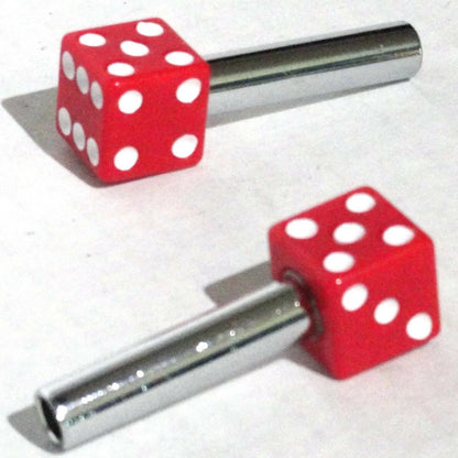 Door Lock Knobs Red Dice for Universal Fit (UP#70040)