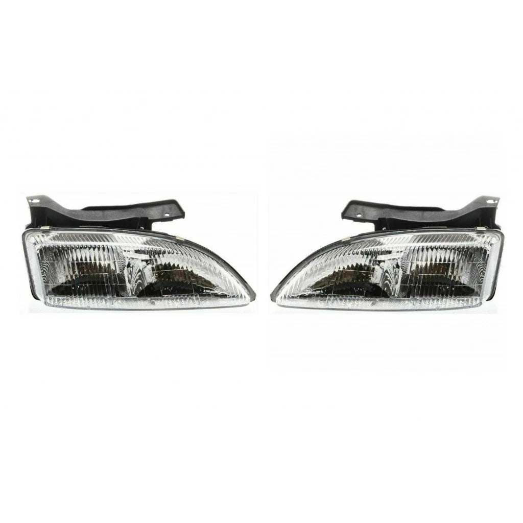 Set of 2 Headlights for Chevy Cavalier (1999) - MLX-PAIR-SHE753-150QL-CL360A50, GM2502130