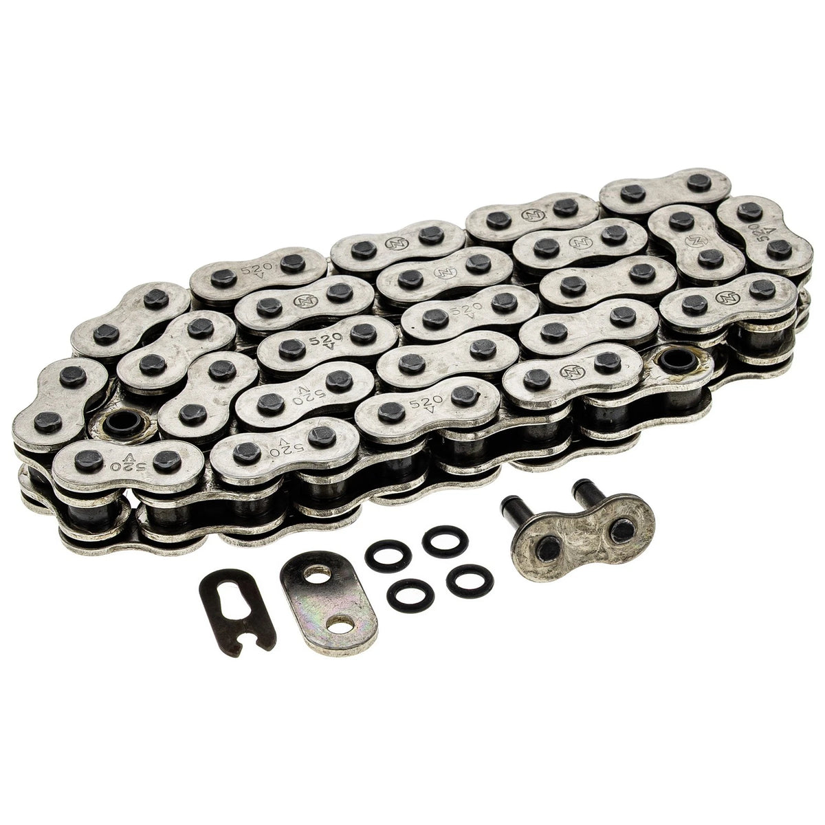 2X NICHE 520 Drive Chain 50 Links O-Ring for Motorcycle (519-CDC2484H, 5373)