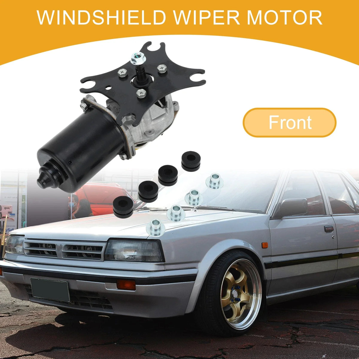 Front Windshield Wiper Motor for Nissan 240SX (1989–1994) No. 2881013E10/288103S500