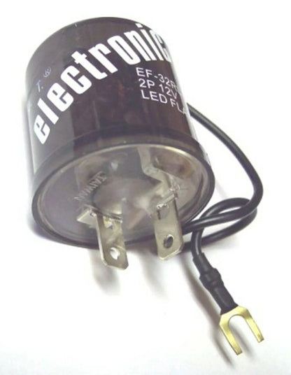 2 Terminal LED Flasher for Headlight Taillights 12 Volt DC (UP#90650)